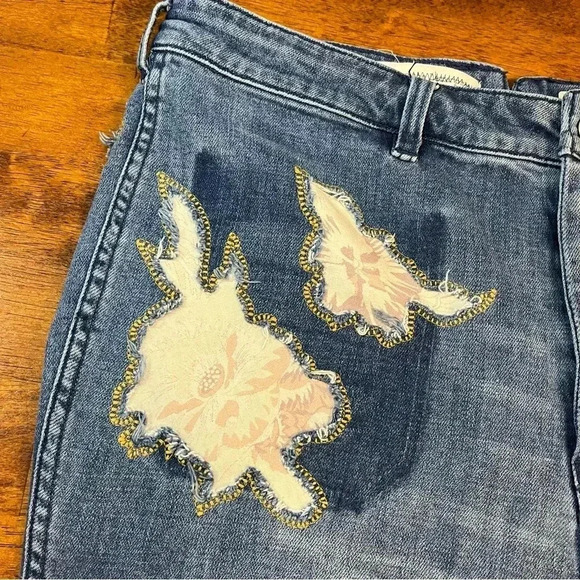 Anthropologie Pilcro and the Letterpress High Rise Trouser Bootcut 32 Petite - Picture 2 of 10